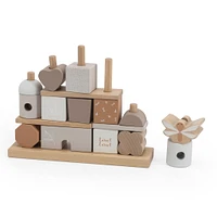 Stacking Blocks House - Nougat