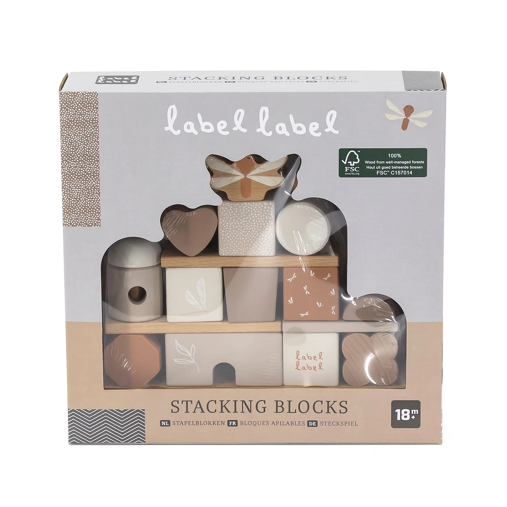 Stacking Blocks House - Nougat