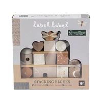 Stacking Blocks House - Nougat