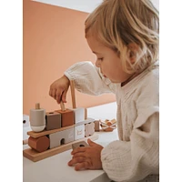 Stacking Blocks House - Nougat