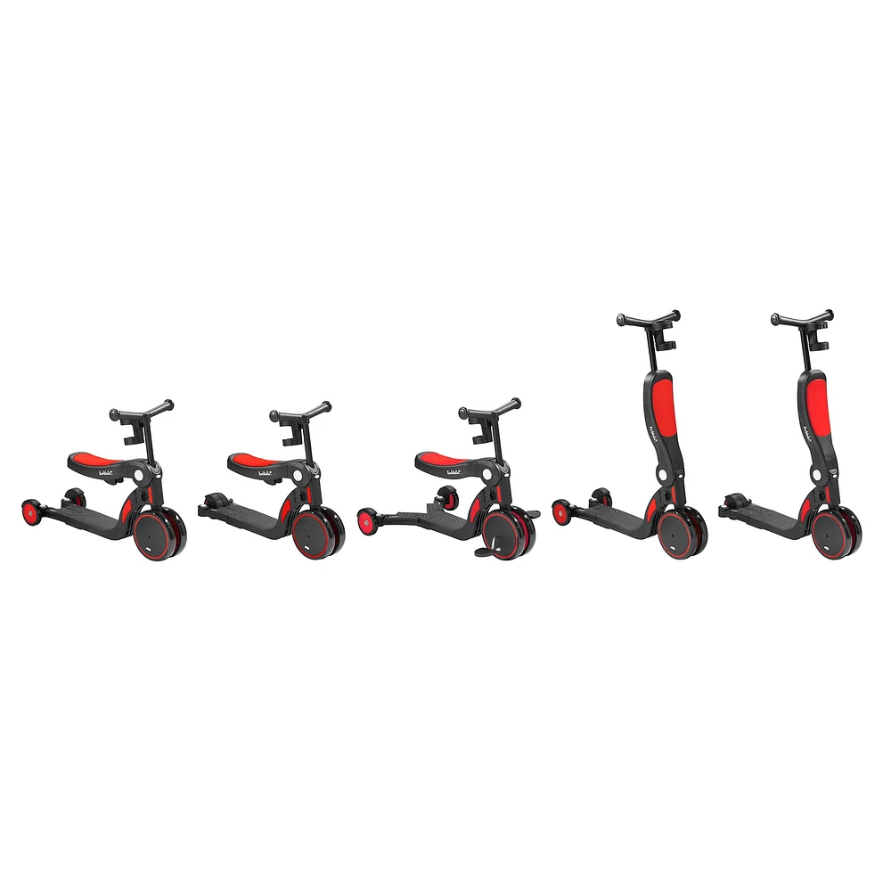 Scoobi™ 5-in-1 Convertible Scooter - Red