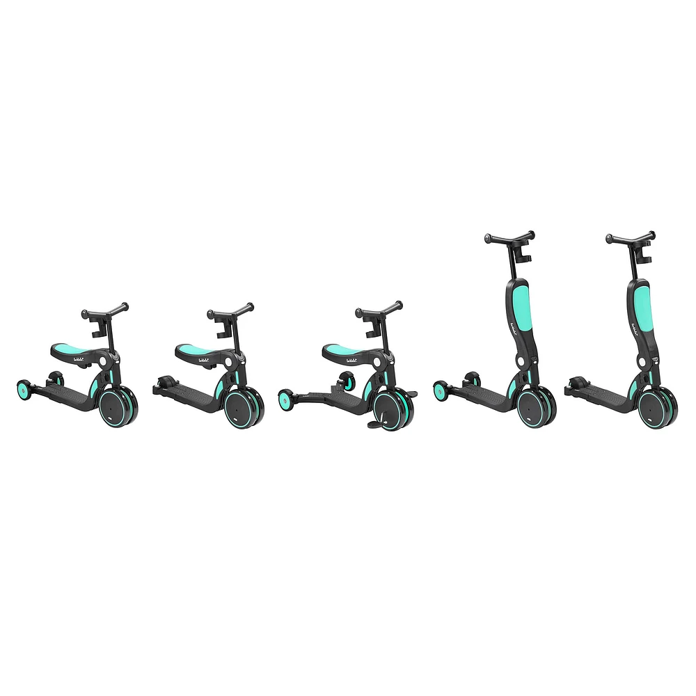 Trottinette 5 en 1 Scoobi™ - Vert