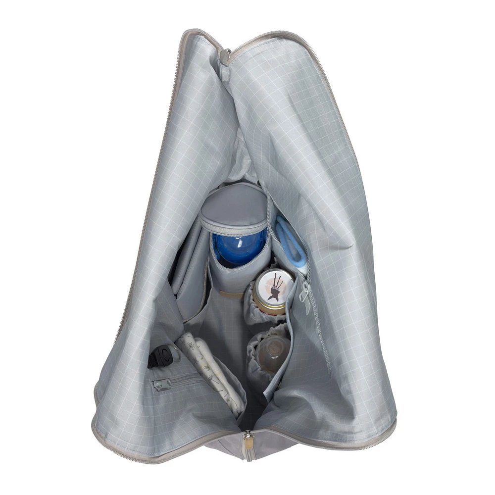 Sac à Couches Rolltop - Gris