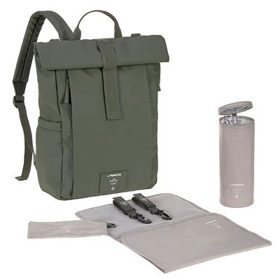 Sac à Couches à Dos Rolltop - Olive
