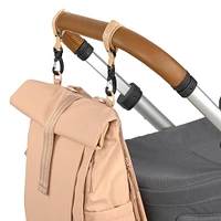 Diaper Bag Rolltop - Peach Pink