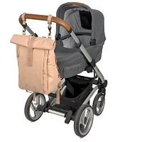 Diaper Bag Rolltop - Peach Pink