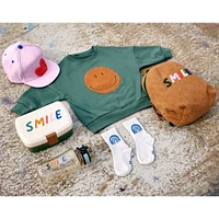Sac À Dos Velours  - Little Gang Smile caramel