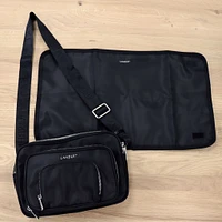 Petit Sac à Couches + Tapis à Langer Annika - Noir