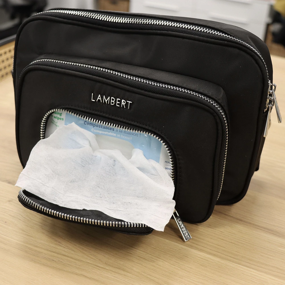 Petit Sac à Couches + Tapis à Langer Annika - Noir