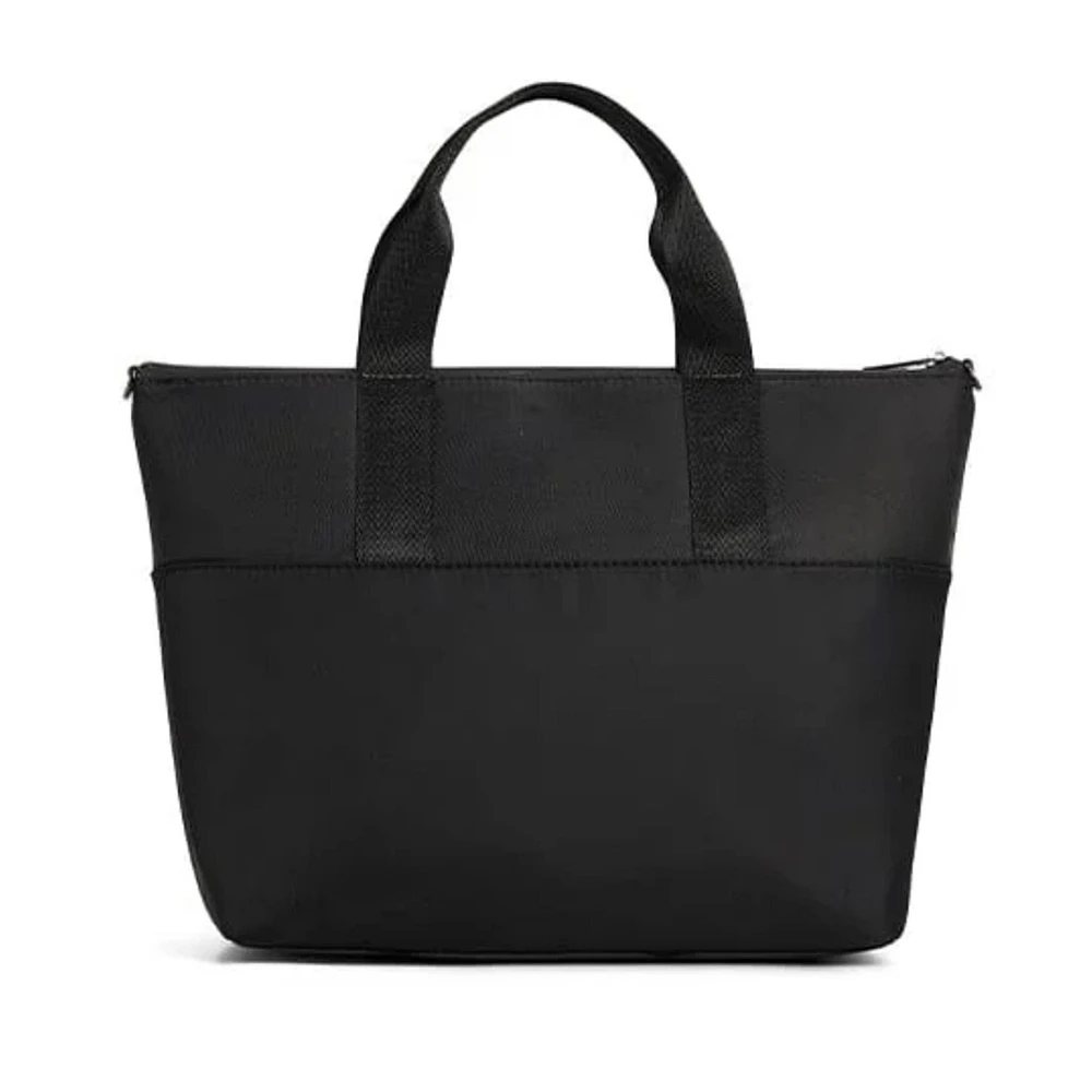 The Hollie 2-in-1 Black Recycled Nylon Lunch Box