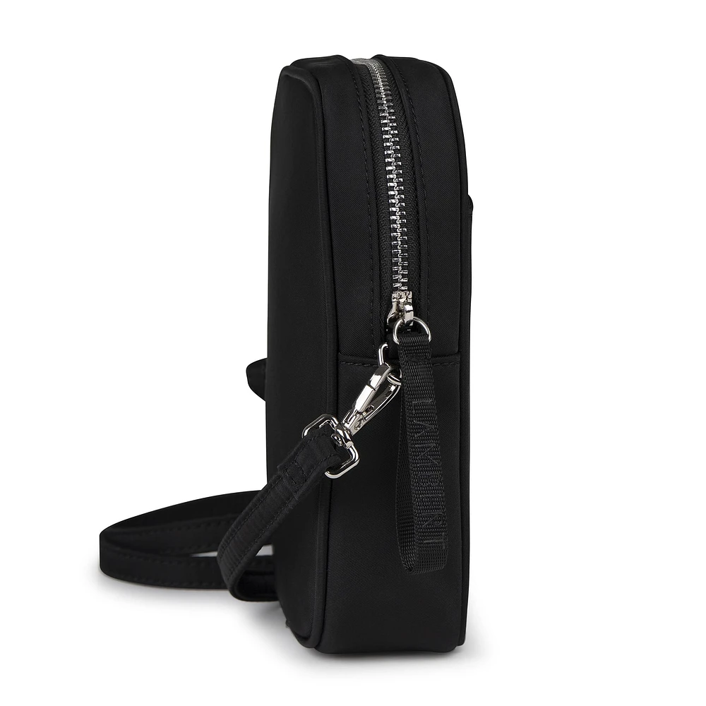 Iris Shoulder Strap Phone Case - Black