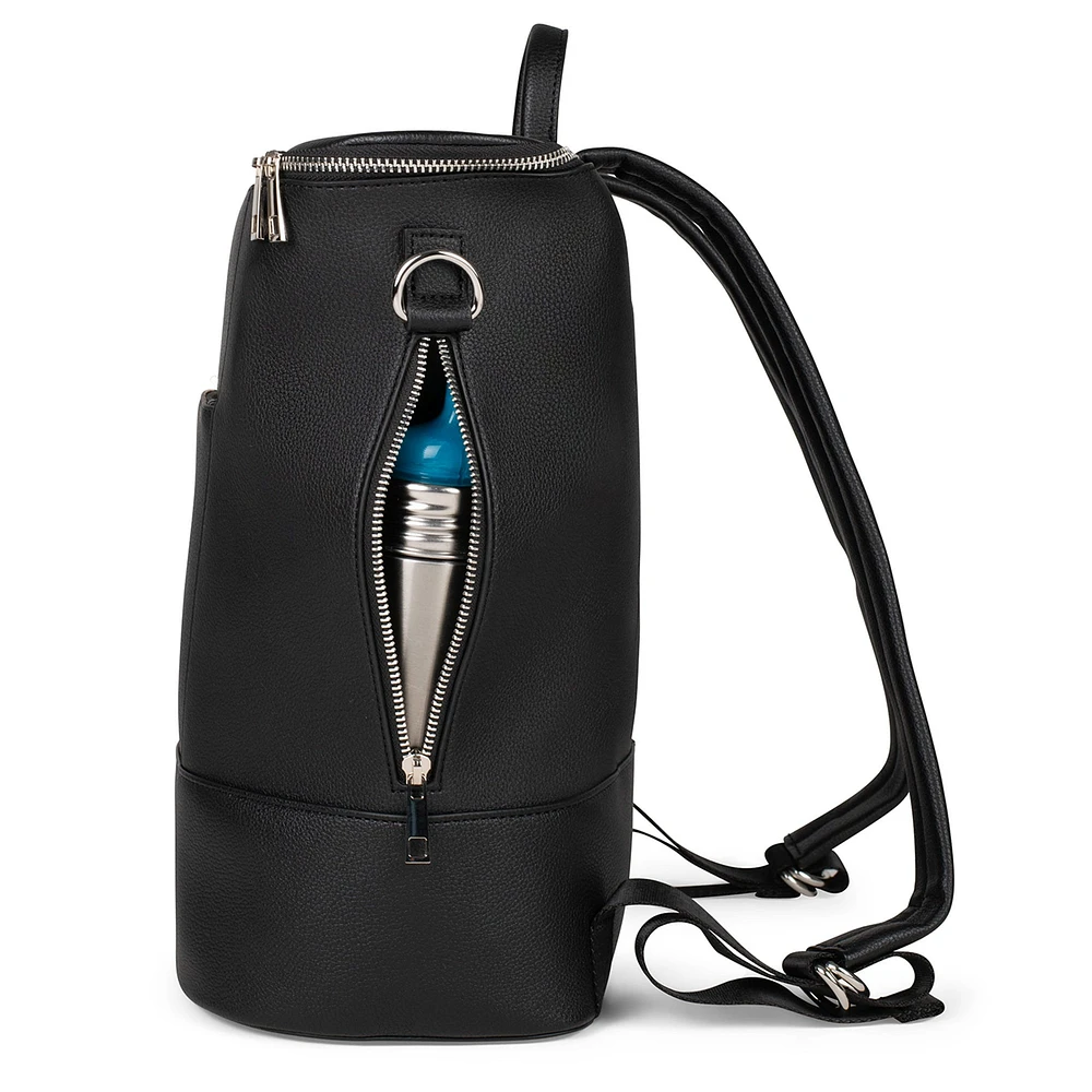 Mia Backpack Diaper + Mat - Black