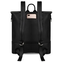 Mia Backpack Diaper + Mat - Black