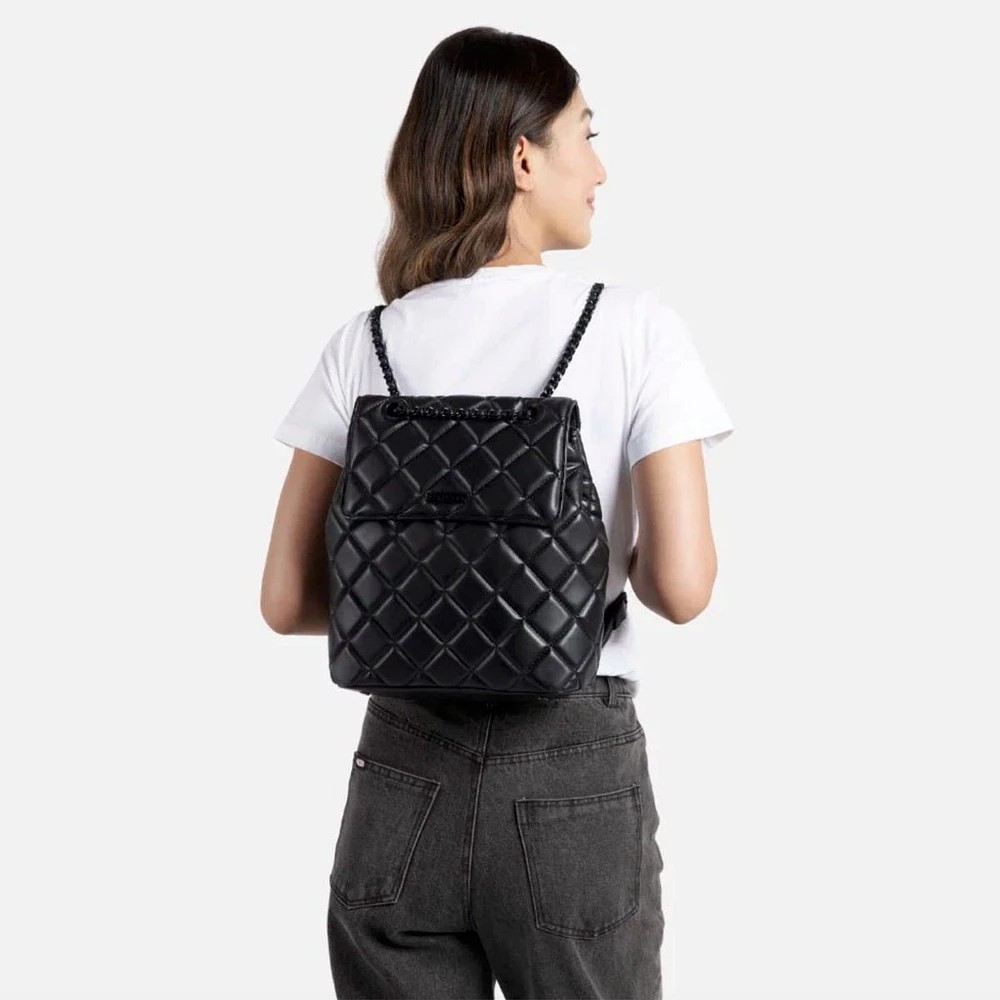 Sac à Dos Matelassé 2en1 Sadie - Noir
