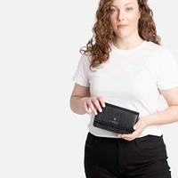 Tina Shine Wallet - Black