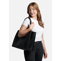 Valentina 2in1 Tote Bag - Black