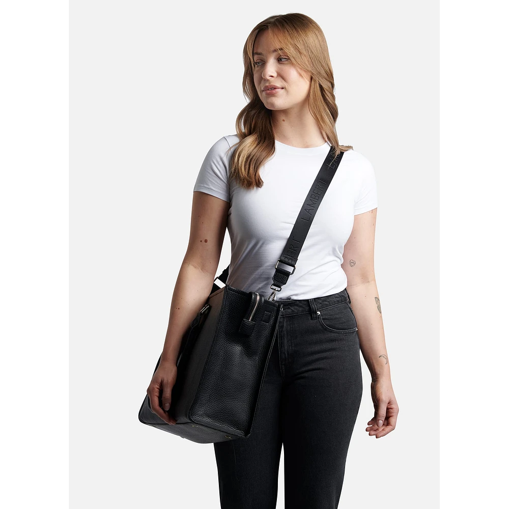 Valentina 2in1 Tote Bag - Black