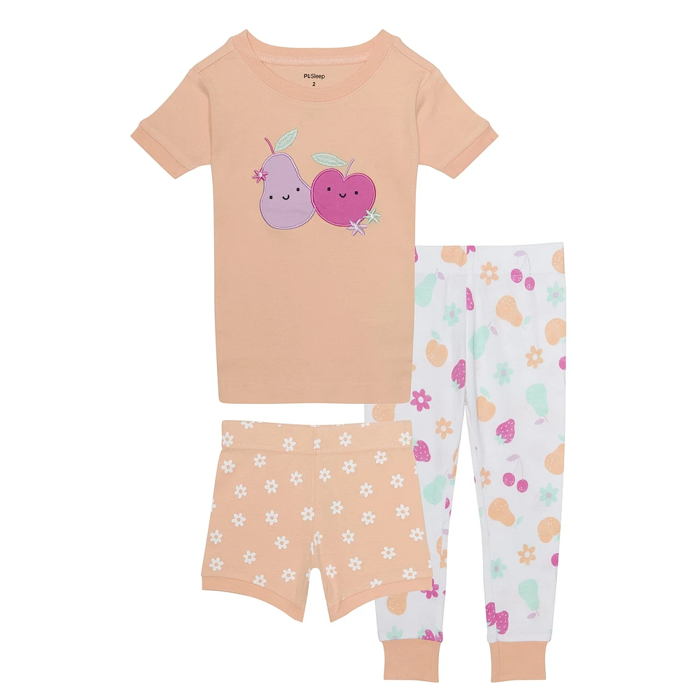 Pyjama 3 Pièces Pêches 2-14ans
