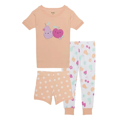 Pyjama 3 Pièces Pêches 2-14ans