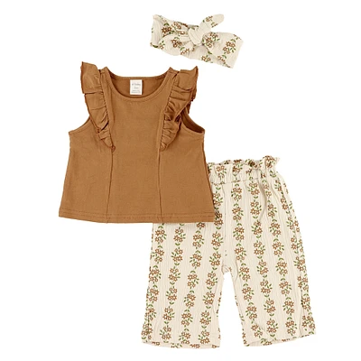 Ensemble Jambe Large Floral 3-9m