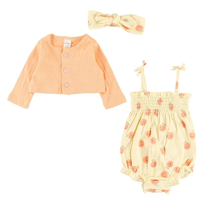 Oranges 3 Pieces Cardigan Set 3-24m