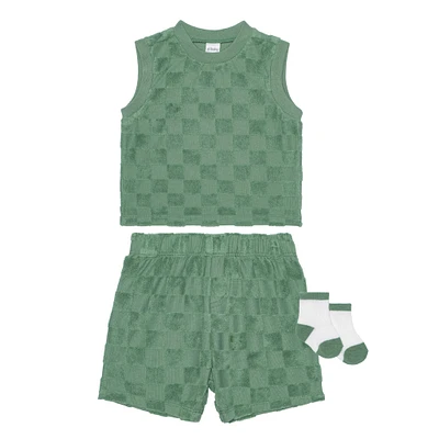 Ensemble Short Ratine 3-24mois