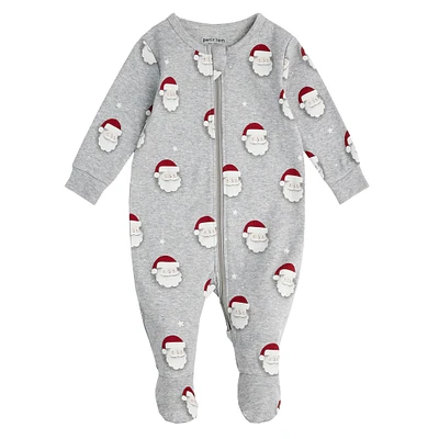 Santa Print Sleeper 0-24m