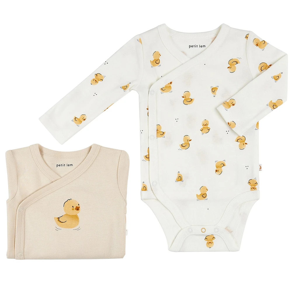 Ensemble de 2 Cache-Couches Manches Longues Canards