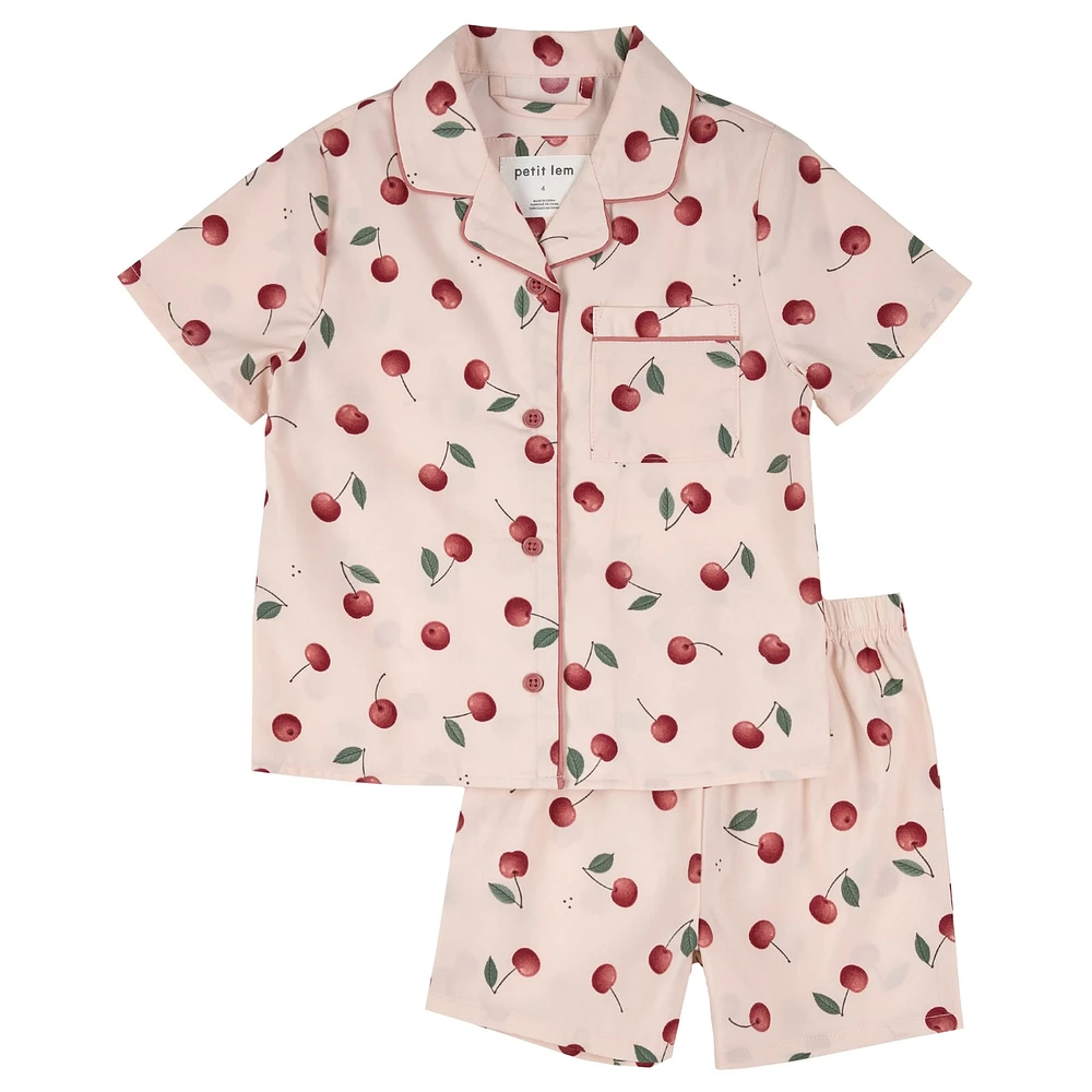 Cherries Pajamas 2-6X