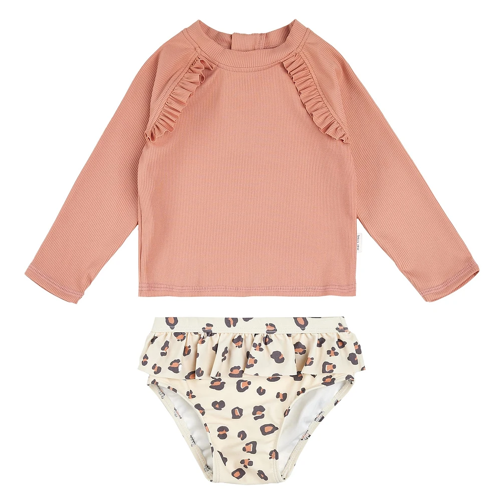 Leopard 2pc Swimsuit 6-24m
