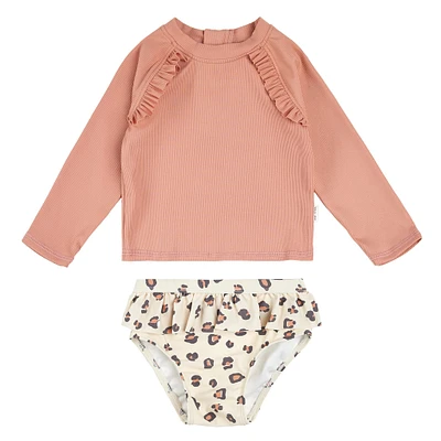 Leopard 2pc Swimsuit 6-24m