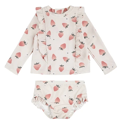 Maillot 2 Pièces Fraises 2-5ans