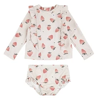 Maillot 2 Pièces Fraises 2-5ans