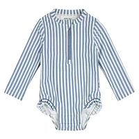 Striped Ls Swimsuit 2-6