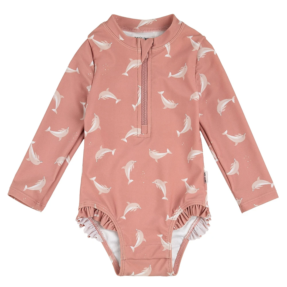 Maillot UV Manches Longues Dauphins 2-6ans