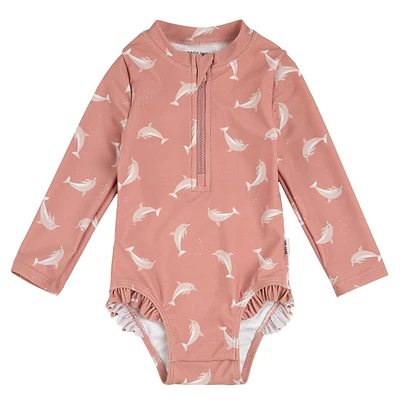 Maillot UV Manches Longues Dauphins 2-6ans