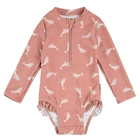Maillot UV Manches Longues Dauphins 2-6ans