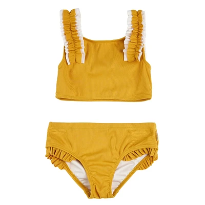 Bikini Côtelé Jaune 2-5ans