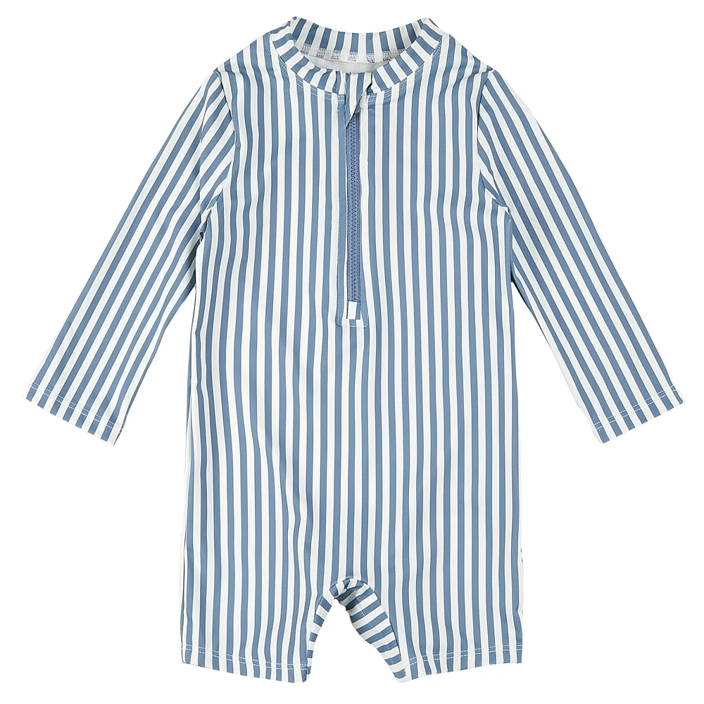 Maillot UV Manches Longues Rayé 0-24mois