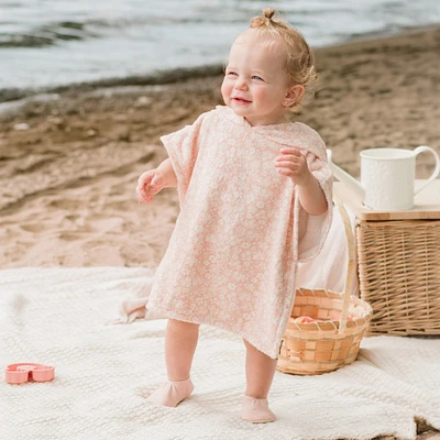 Summer Blooms Poncho 12-24m