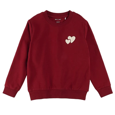 Gilet Ouaté Coeurs 2-7ans