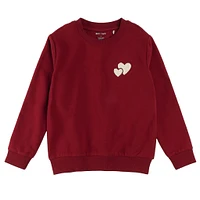 Gilet Ouaté Coeurs 2-7ans