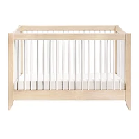 Sprout 4-in-1 Convertible Crib withToddler Bed Conversion Kit - White / Natural