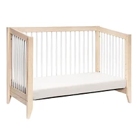 Sprout 4-in-1 Convertible Crib withToddler Bed Conversion Kit - White / Natural