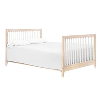 Sprout 4-in-1 Convertible Crib withToddler Bed Conversion Kit - White / Natural