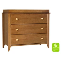 Sprout 3-Drawer Changer Dresser - Chestnut / Natural Finish