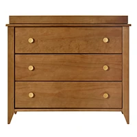 Sprout 3-Drawer Changer Dresser - Chestnut / Natural Finish