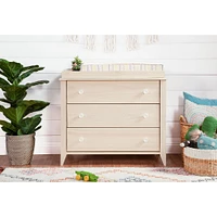 Sprout 3-Drawer Changer Dresser - Washed Natural / White
