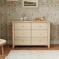 Commode 6 Tiroirs Sprout - Naturel Lavé
