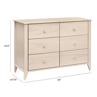 Commode 6 Tiroirs Sprout - Naturel Lavé